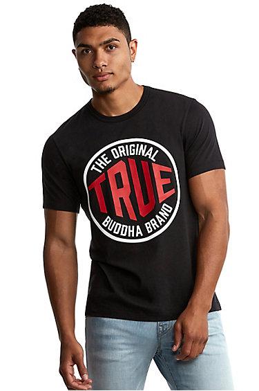 Mens Outfield Tee | Black | Size Small | True Religion