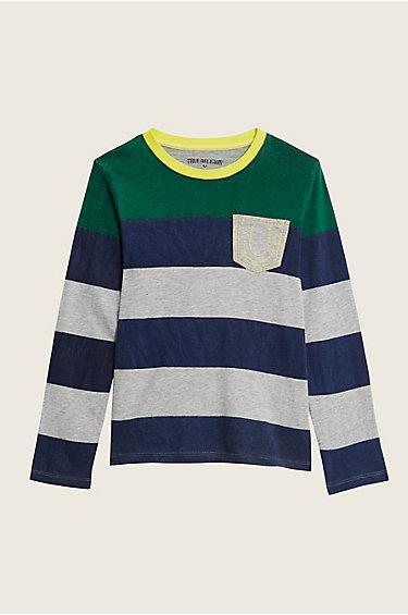 True Religion Kids Pocket Shirt - Heather Grey