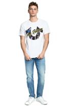 Mens Multi Super T Geno Slim Jean W/ Flap | Fbdm Satellite | Size 28 | True Religion