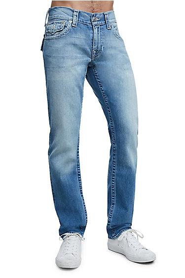 Men's Slim Fit Natural Stitch Jean | Far Out Clean | Size 27 | True Religion