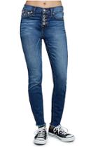 Women's Super Skinny Fit Hi Rise Ankle Cutoff Jean | Overcast | Size 25 | True Religion