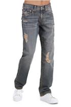 Straight Flap Red Stitch Mens Jean | Rusty Bullet | Size 30 | True Religion