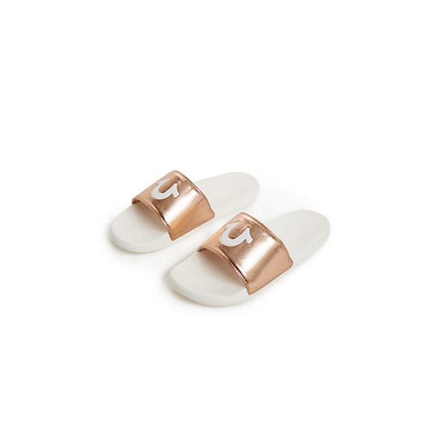 Tr Slide Shoe | White/rose | Size 7 | True Religion