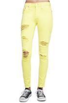 Women's Super Skinny Fit Distressed Jean | Canary | Size 23 | True Religion