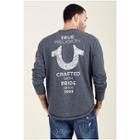 Long Sleeve Shoestring Mens Tee | Navy | Size X Large | True Religion