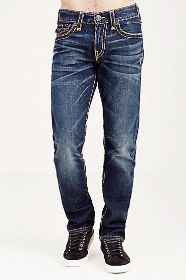 True Religion Geno Slim Super T Mens Jean - Block City
