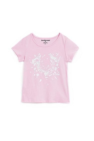 Shattered Logo Toddler/little Kids Tee | Soft Pink | Size 2t | True Religion