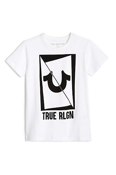 Toddler/little Kids Long Sliced Hs Tee | White | Size 2t | True Religion