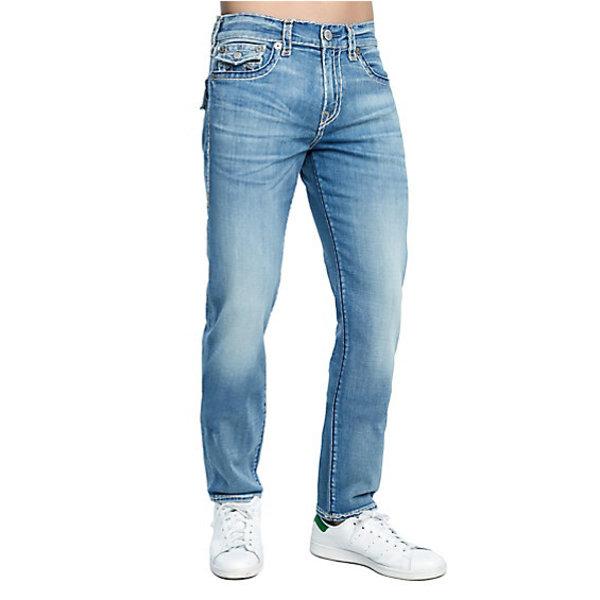 Mens Multi Super T Geno Slim Jean W/ Flap | Fbdm Satellite | Size 29 | True Religion