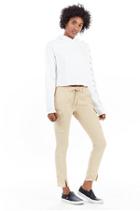 Military Womens Jogger | Sand Dune  | Size X Small | True Religion