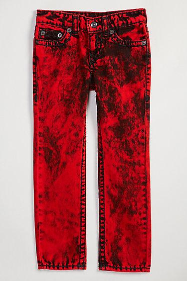 True Religion Geno Slim Red Super T Toddler/little Kids Jean
