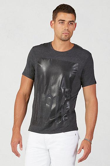 True Religion Live For Now Mens T-shirt - Onyx