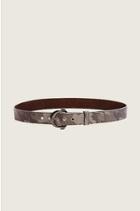 Camo Tr Embroidery Belt | Faded Olive | Size 40 | True Religion
