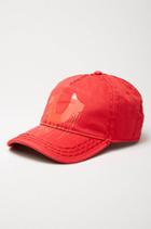 True Religion Faded Graffiti Basebal Cap - True Red