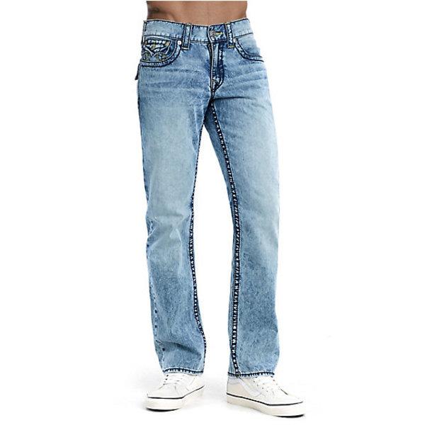 Men's Straight Fit Big T Jean | Rocky Mist | Size 30 | True Religion