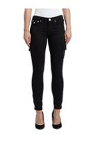Women's Cargo Skinny Sn Flap Pockets | Black | Size 23 | True Religion