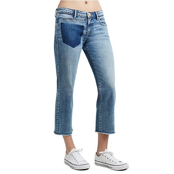 Starr Crop Straight Womens Jeans | Tectonic Twist | Size 24 | True Religion