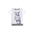 Toddler/little Kids Sketched Stripe Graphic Tee | White | Size 2t | True Religion