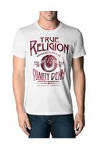 True Religion Quality Denim Crewneck Mens Tee - White