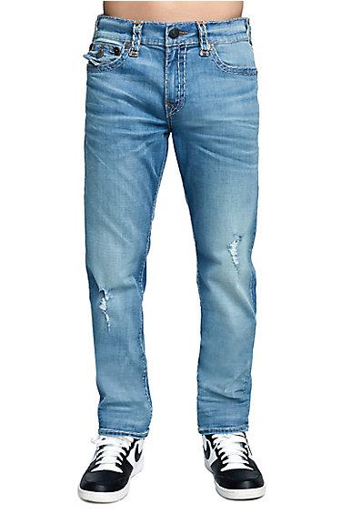Mens Double Super T Geno Slim Jean | Worn Prospect | Size 28 | True Religion