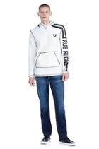 Coated Varsity Graphic Mens Pullover Mens Hoodie | White  | Size X Small | True Religion