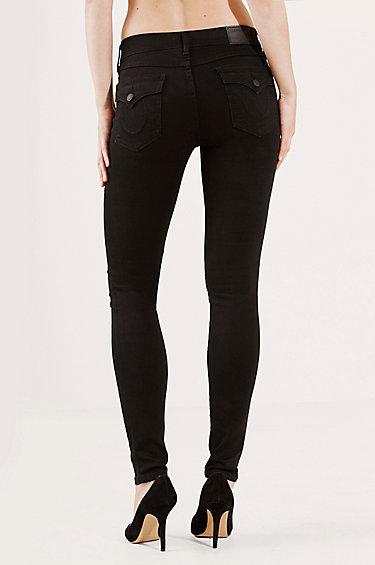 Halle Super Skinny Womens Jean | Rebel Voices | Size 25 | True Religion