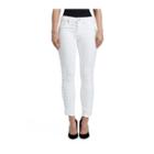 Women's Super Skinny Lace Up Ankle Jean | Optic White | Size 23 | True Religion