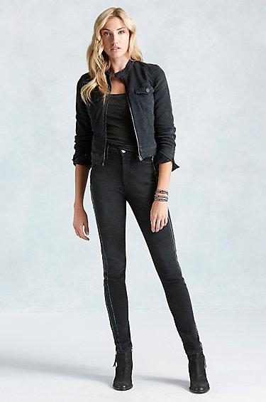 True Religion Harper High Rise Super Skinny Womens Jean - Modern Art