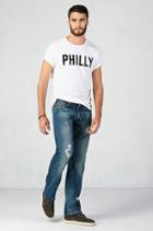 True Religion Philadelphia Graphic Mens T-shirt - Optic White