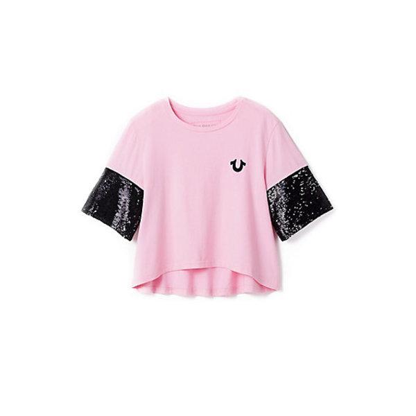 Sequin Toddler/little Kids Tee | Soft Pink | Size 4 | True Religion
