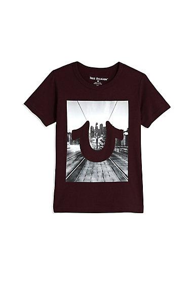 City Tee | Maroon | Size 2t | True Religion