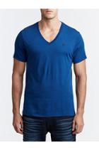 Mens Classic V Neck Tee | Monsoon | Size X Small | True Religion