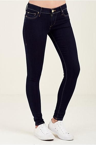 Casey Low Rise Super Skinny Womens Jean | Enzyme Rinse | Size 24 | True Religion