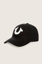 True Religion Glow In The Dark Logo Baseball Cap - Black