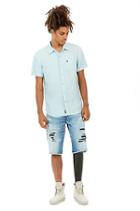 Short Sleeved Linen Mens Woven Shirt | Monsoon | Size Small | True Religion
