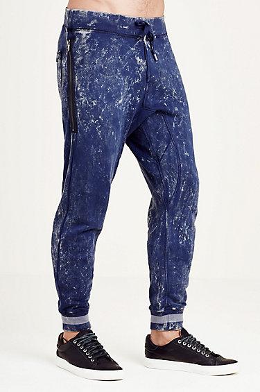 True Religion Drop Rise Mens Sweatpants - True Navy