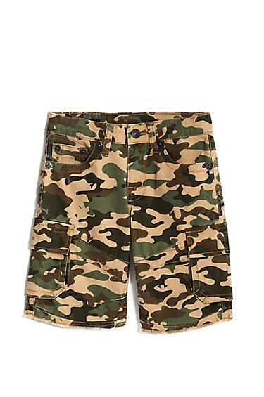 Kids Geno Short | Camo | Size 8 | True Religion