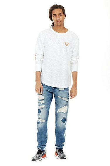 Logan Slim Mens Jean | Courtside | Size 28 | True Religion