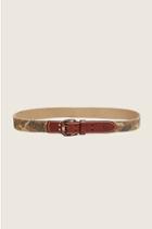 True Religion Mens Camo Belt - Khaki