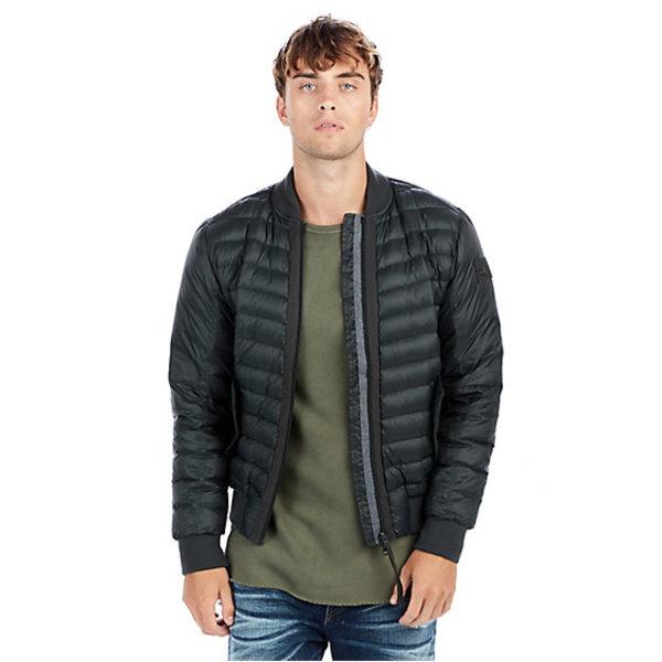 Mens Puffy Bomber Jacket | Cedar Green | Size X Large | True Religion