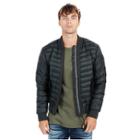 Mens Puffy Bomber Jacket | Cedar Green | Size X Large | True Religion