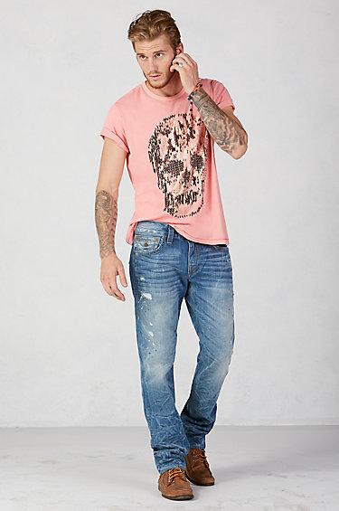 True Religion Geno Slim Mens Jean - Mystic Poolside