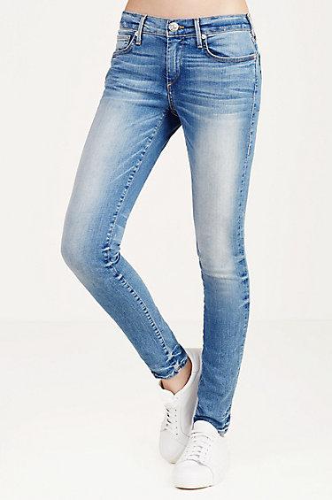 True Religion Casey Low Rise Super Skinny Womens Jean - Vintage True