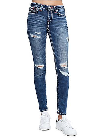 Women's Curvy Fit Big T Jean | Magnetic Lure | Size 36 | True Religion