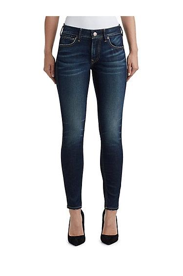 Womens Jennie Curvy Skinny Perfect Jean | Old School Navy | Size 24 | True Religion