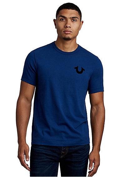 Mens Staple Stitch Buddha Tee | Monsoon | Size X Small | True Religion