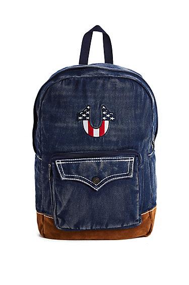July 4th Flag U Backpack | Indigo | True Religion