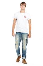 Mens Bleach Cuff Denim Jogger Pant | Drag Race  | Size 33 | True Religion