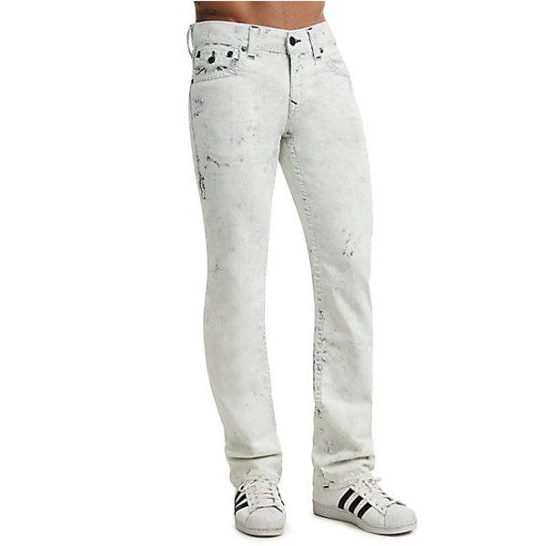 Straight Fit Acid Wash Big T Jean | Exvl Indigo Horizon | Size 27 | True Religion