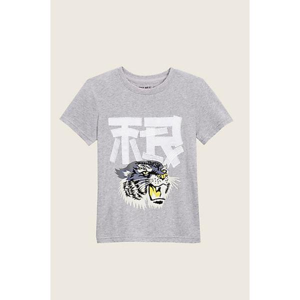 Tiger Toddler/little Kids Tee | Heather Grey | Size 4 | True Religion